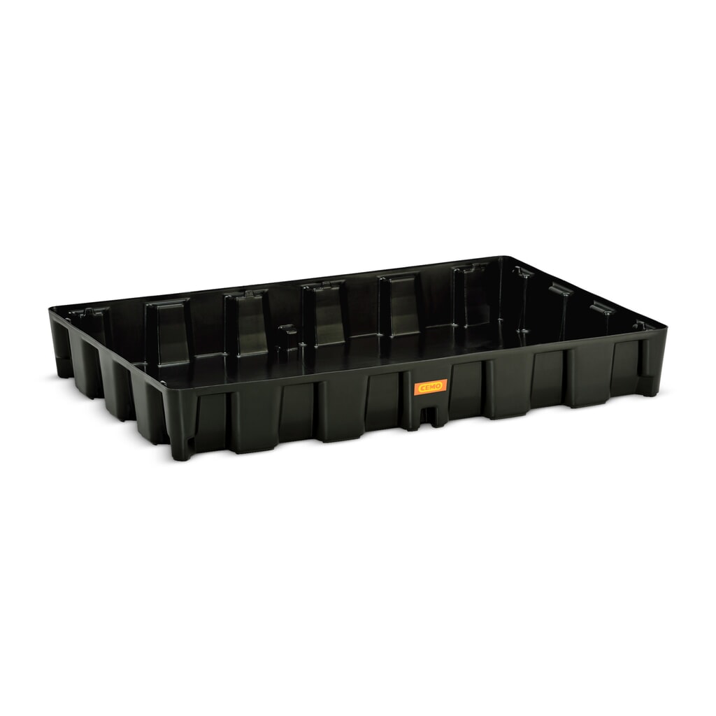 Product afbeelding: Kleine container-/laboratoriumlekbak CEMO van PE, opvangvolume 120 l