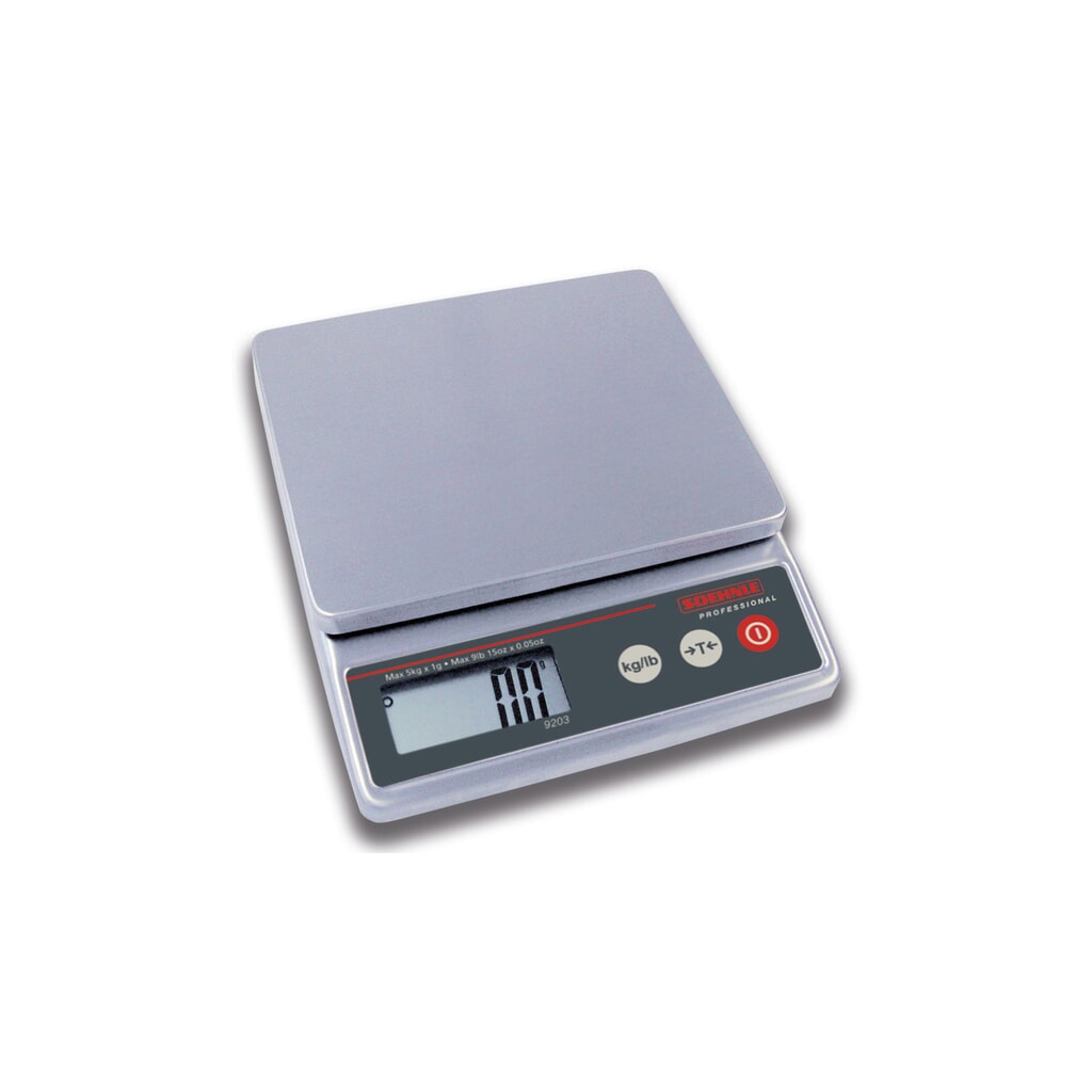 Product afbeelding: Kleine weegschaal SOEHNLE voor niet-ijkplichtige wegingen, weegbereik max. 5 kg