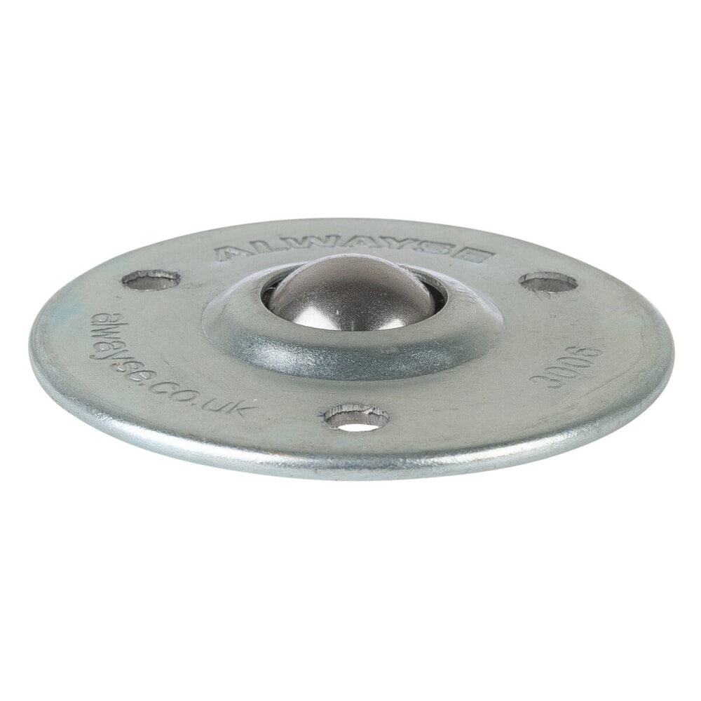 Productafbeelding nr. 1: Kogelrol met bevestigingsboring, staal, Ø 19 mm, cap. 25 kg