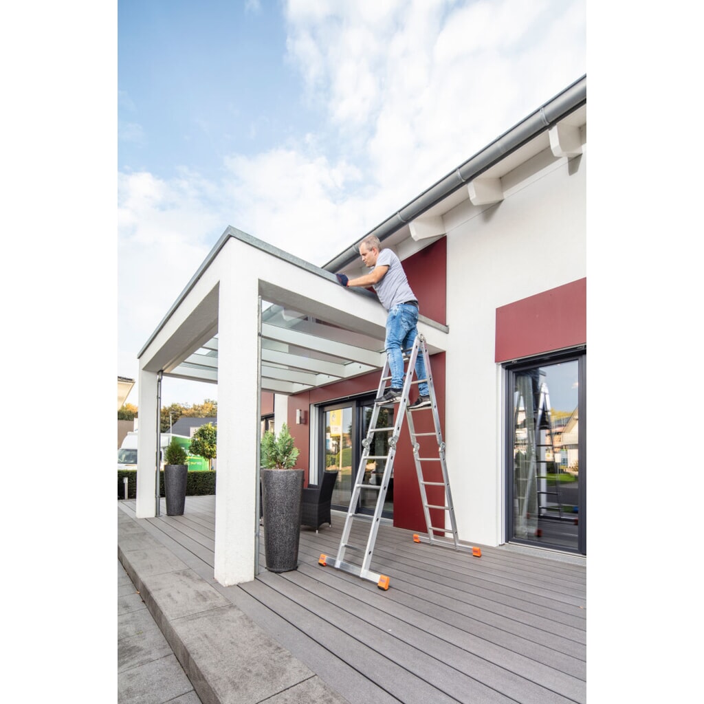 KRAUSE® universele ladder met sporten en scharnieren 4x4 sporten Productafbeelding nr. 2: KRAUSE® universele ladder met sporten en scharnieren 4x4 sporten