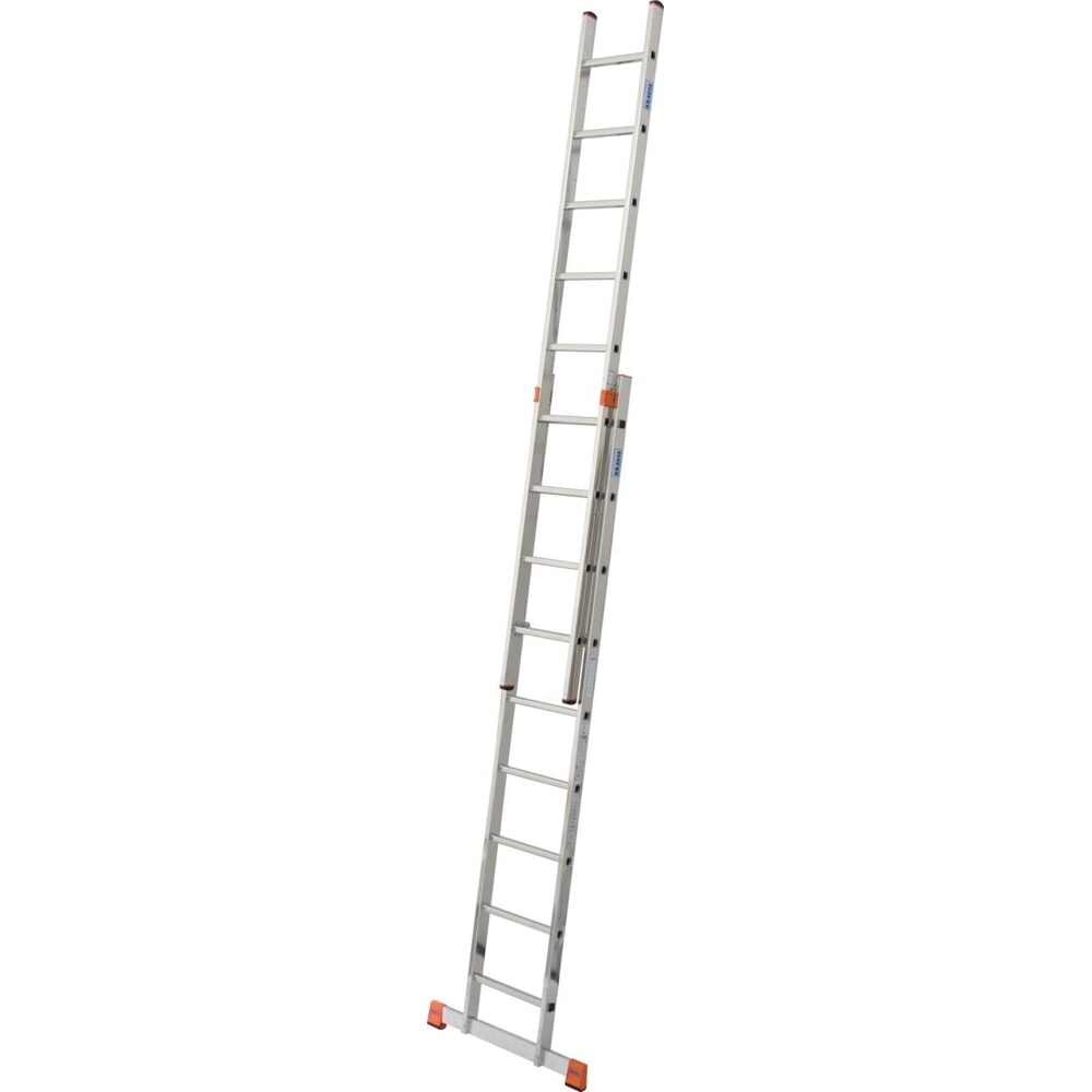 Product afbeelding: KRAUSE® MONTO uitschuifbare ladder met sporten Fabilo, tweedelig 2x9 sporten