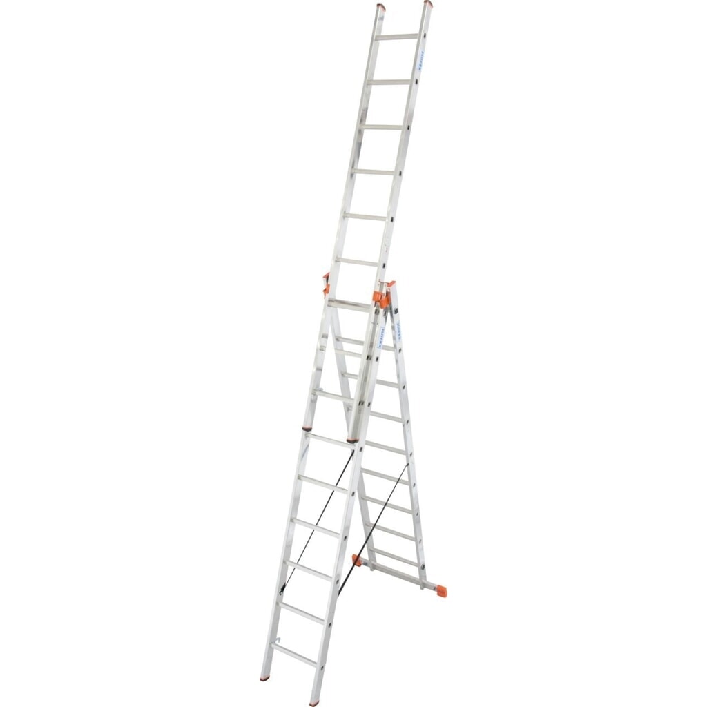 KRAUSE® MONTO veelzijdige ladder Tribilo 3x9 sporten Product afbeelding: KRAUSE® MONTO veelzijdige ladder Tribilo 3x9 sporten