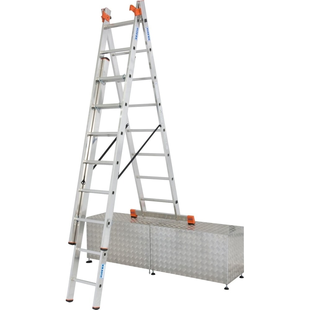 Product afbeelding: KRAUSE® MONTO multifunctionele ladder Tribilo trap 3x8 sporten