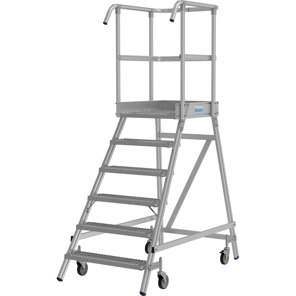 Productafbeelding nr. 17: KRAUSE® STABILO mobiele bordesladder, eenzijdig toegankelijk, profielrooster R13, 6 treden