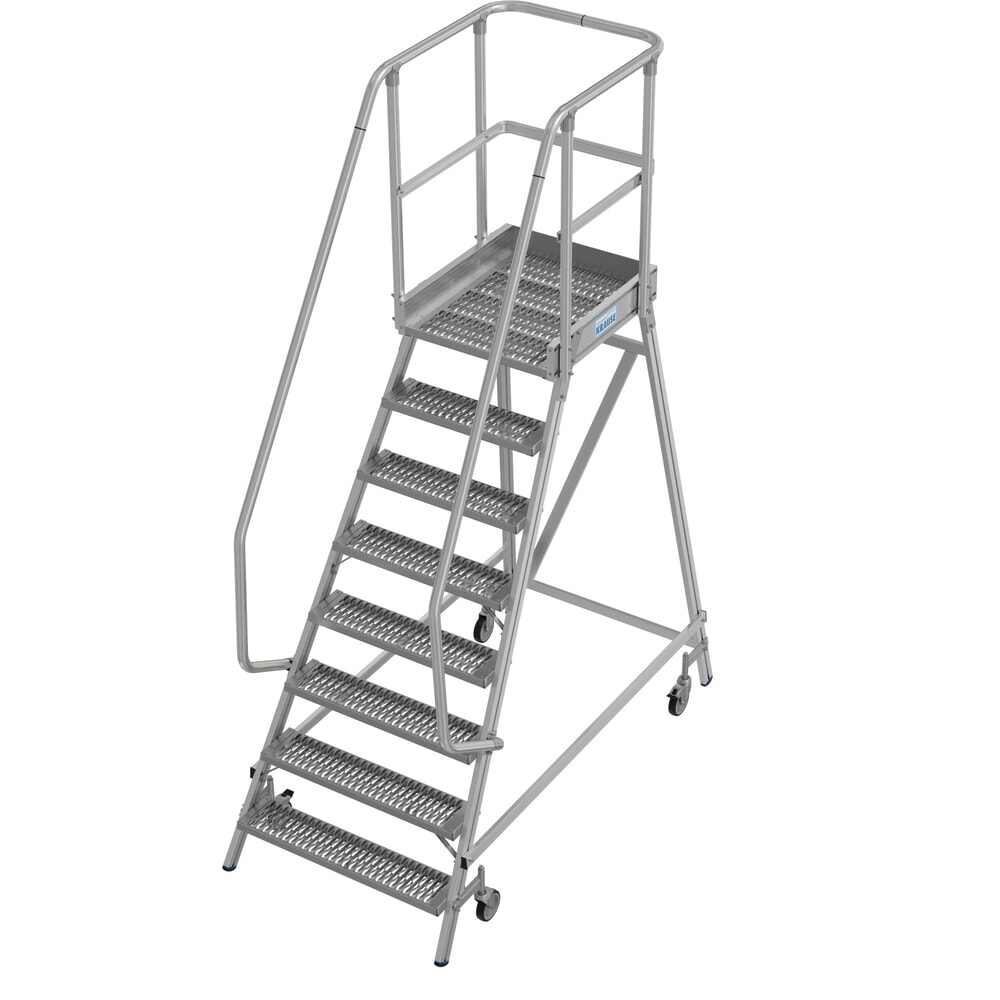 Productafbeelding nr. 16: KRAUSE® STABILO mobiele bordesladder, eenzijdig toegankelijk, profielrooster R13, 8 treden
