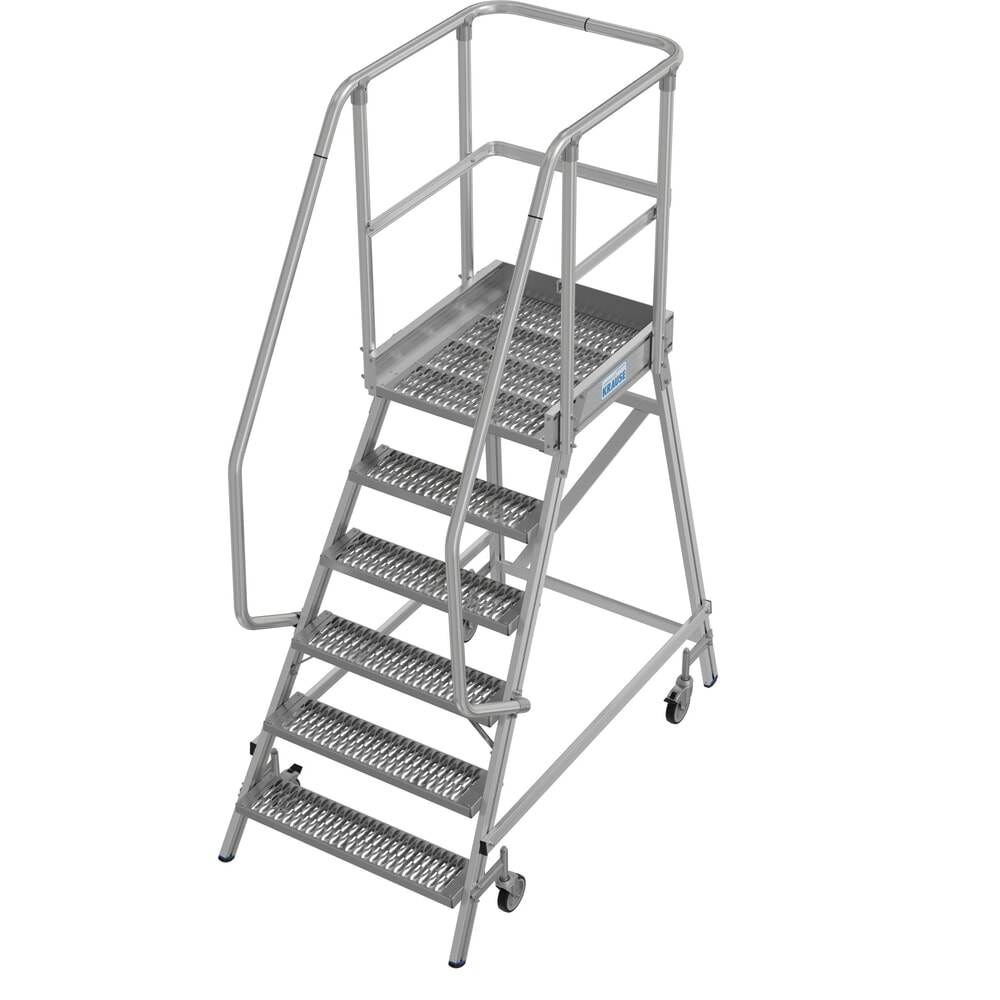 Productafbeelding nr. 3: KRAUSE® STABILO mobiele bordesladder, eenzijdig toegankelijk, profielrooster R13, 6 treden