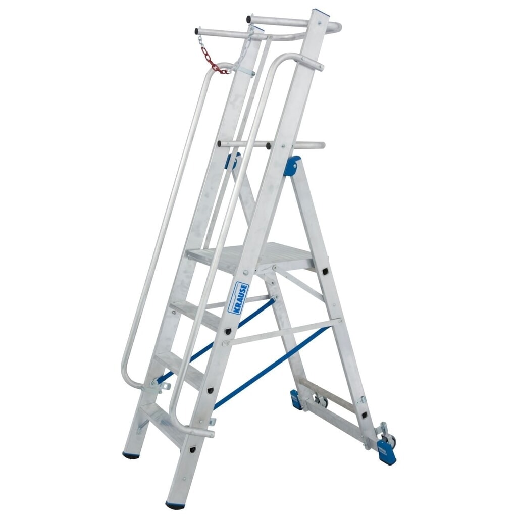 Productafbeelding nr. 2: KRAUSE® STABILO r groot platform en veiligheidsketting 1x4 treden