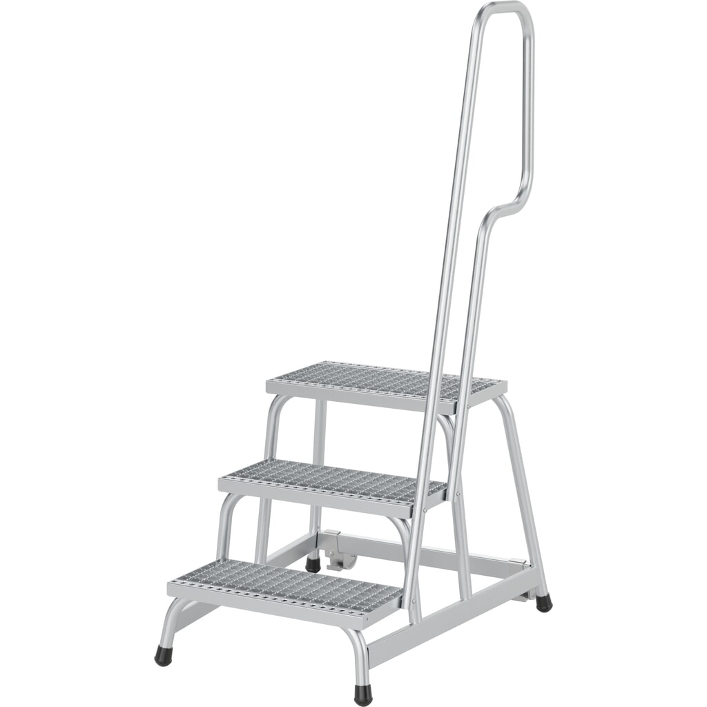KRAUSE® STABILO mobiele montagetrap met antislip R13 roostertreden, 3 treden Productafbeelding nr. 3: KRAUSE® STABILO mobiele montagetrap met antislip R13 roostertreden, 3 treden