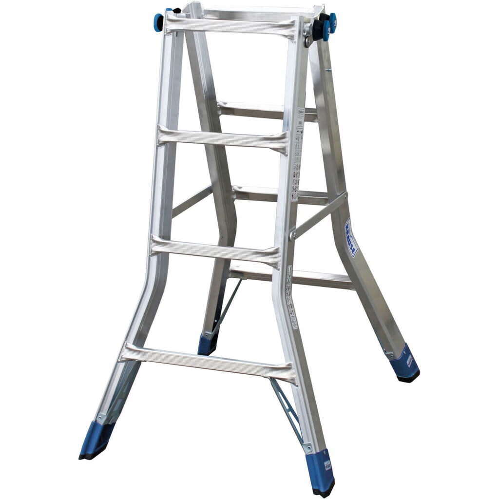Productafbeelding nr. 2: KRAUSE® STABILO scharnierende telescopische ladder 4x4 sporten