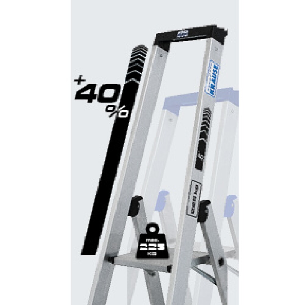 Productafbeelding nr. 2: KRAUSE® STABILO Trap met hoge beugel, draagvermogen 225 kg, 3 treden