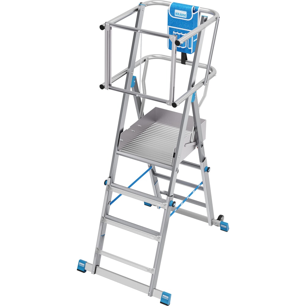 Productafbeelding nr. 19: KRAUSE® STABILO telescopische bordesladder met groot staplatform SkyMatic 3-5 sporten