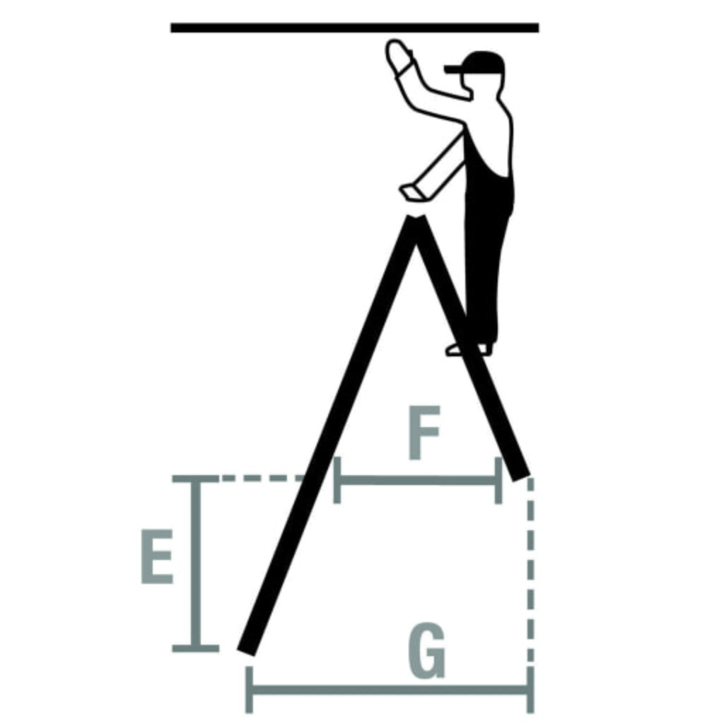KRAUSE® STABILO telescopische ladder met treden, dubbelzijdig toegankelijk, 2 x 7 treden Productafbeelding nr. 15: KRAUSE® STABILO telescopische ladder met treden, dubbelzijdig toegankelijk, 2 x 7 treden