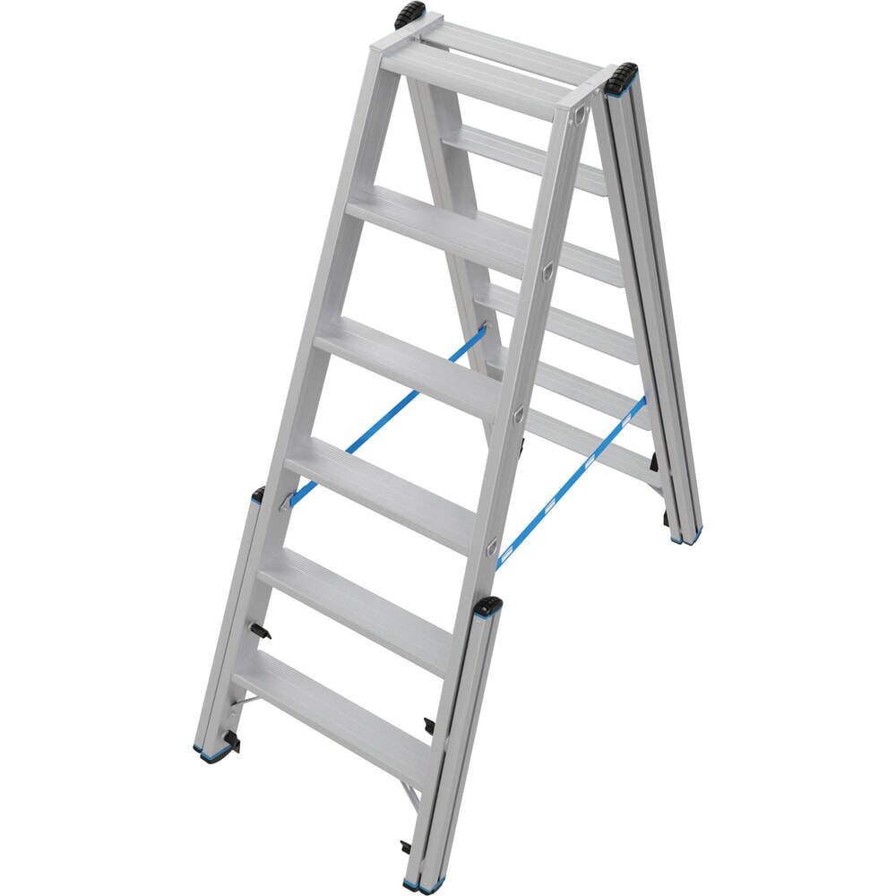 Productafbeelding nr. 4: KRAUSE® STABILO telescopische ladder met treden, dubbelzijdig toegankelijk, 2 x 6 treden