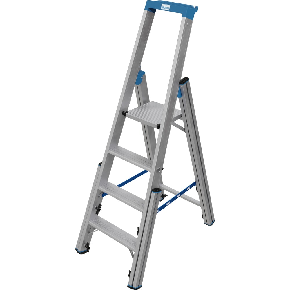 Productafbeelding nr. 6: KRAUSE® STABILO telescopische ladder met treden, eenzijdig toegankelijk, 4 treden