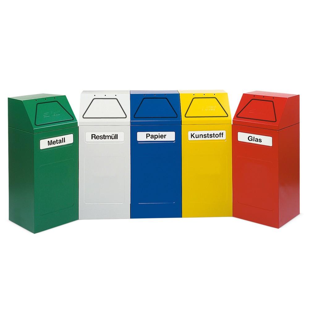 Product afbeelding: Kringloopafvalbak stumpf®, 65 liter, zelfsluitend, zelfdovend, groen