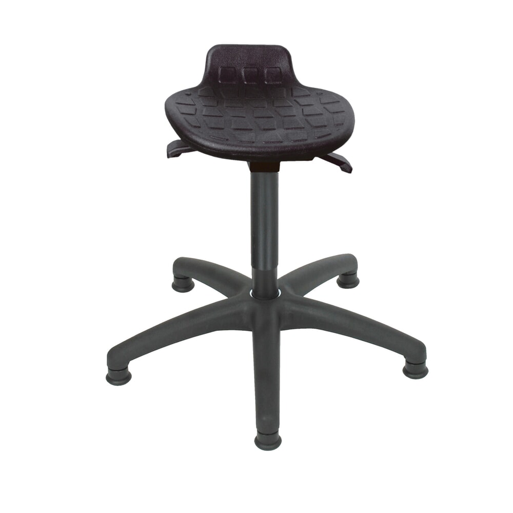 Product afbeelding: HEMMDAL Kruk Comfort, PU-zitting, zithoogte 410-540 mm, kunststof onderstel, vloerglijders