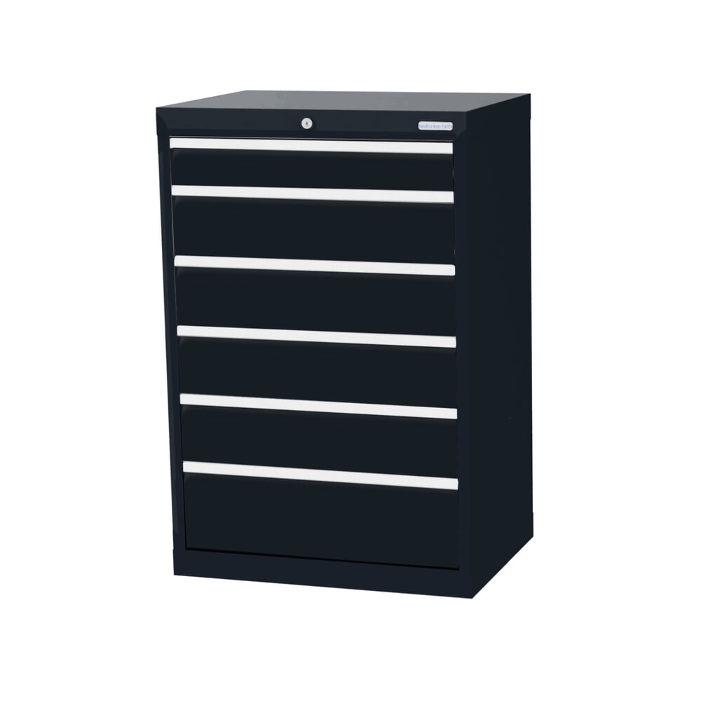 Product afbeelding: Ladekast Profi, laden 1x100 + 4x150 + 1x200 mm, breedte 680 mm, antracietgrijs, antracietgrijs