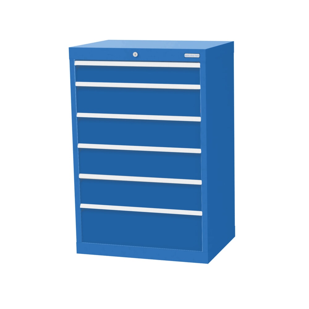 Product afbeelding: Ladekast Profi, laden 1x100 + 4x150 + 1x200 mm, breedte 680 mm, lichtblauw, lichtblauw