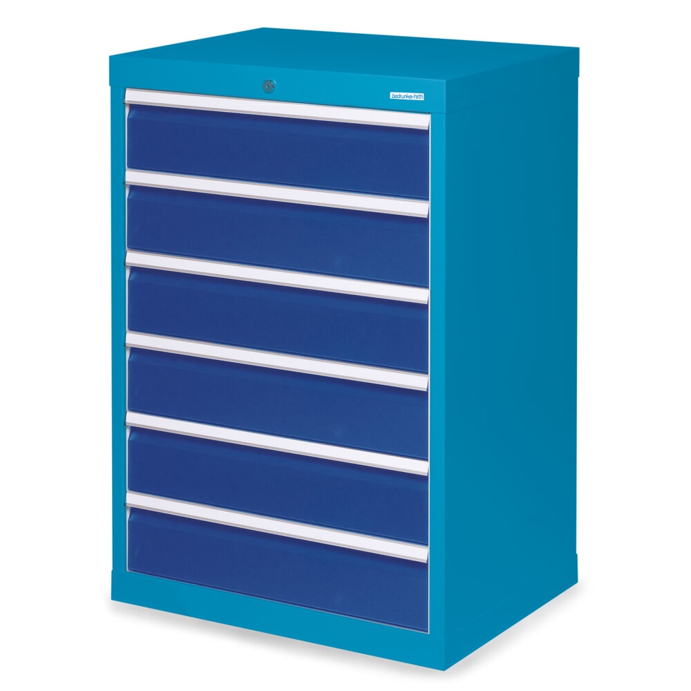 Product afbeelding: Ladekast Profi, laden 6x 150 mm, breedte 680 mm, lichtblauw, gentiaanblauw