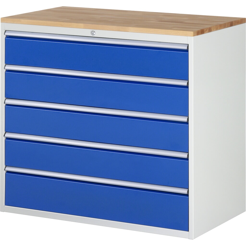 RAU ladekast serie 7000, h x b x d 1.035 x 1.145 x 650 mm, met 5 lades maat XXL, beuken blad Product afbeelding: RAU ladekast serie 7000, h x b x d 1.035 x 1.145 x 650 mm, met 5 lades maat XXL, beuken blad