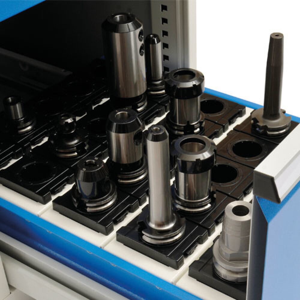Productafbeelding nr. 3: Ladenkast voor CNC-werktuigen, 2 laden, hxbxd 1.019 x 705 x 736 mm, SK 30 (70 stuks)