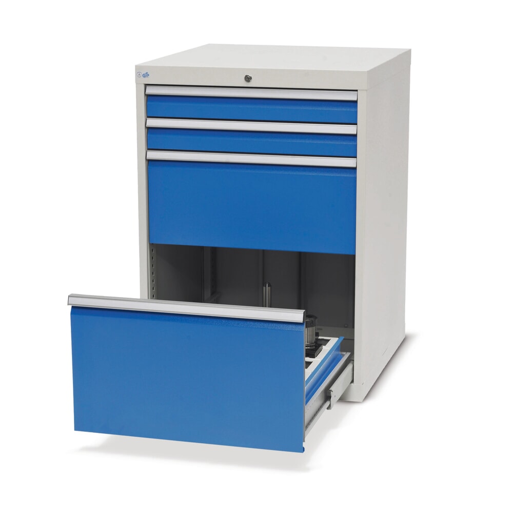 Productafbeelding nr. 1: Ladenkast voor CNC-werktuigen, 2 laden, hxbxd 1.019 x 705 x 736 mm, SK 30 (70 stuks)