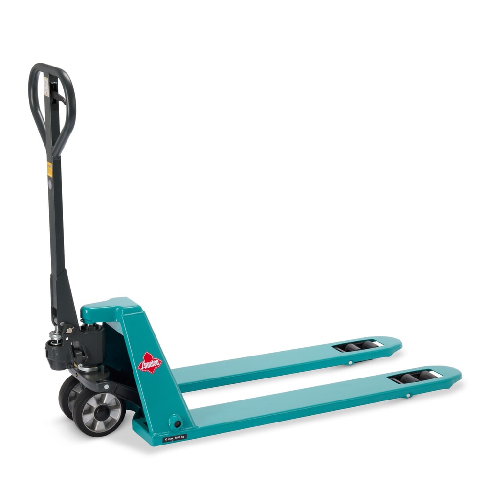 Productafbeelding nr. 1: Lage handtranspallet Ameise® PTM 1.5 Low, draagvermogen 1.500 kg, vorklengte 1.150 mm, massief rubber / polyurethaan, tandemwielen