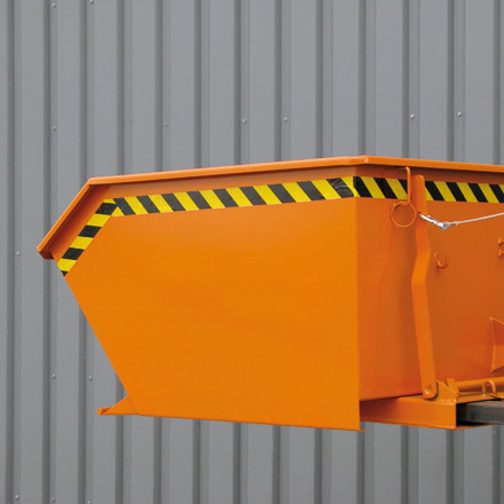 Productafbeelding nr. 3: Kantelbak met automatisch uitrollen, lage hoogte, volume 0.3 m³, gentiaanblauw