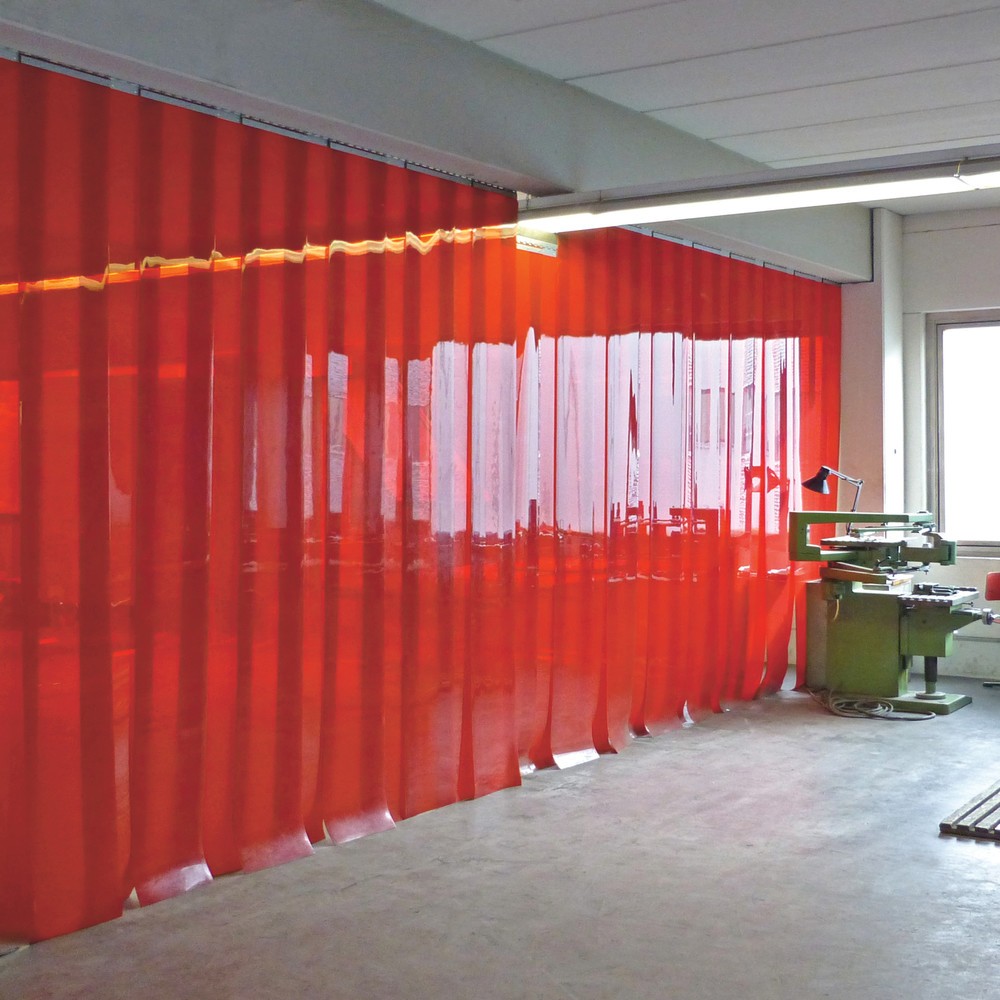Product afbeelding: Lasgordijn, stroken lengte 1.600 mm, overlapping 54 mm