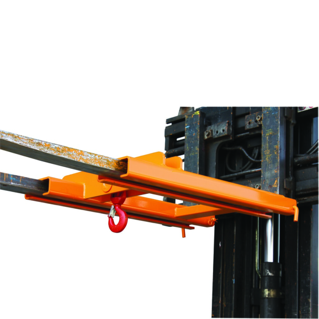 Lasthaak Eichinger® heftruck opzetstuk voor 2 vorken, 2.000 kg, zuiver oranje Product afbeelding: Lasthaak Eichinger® heftruck opzetstuk voor 2 vorken, 2.000 kg, zuiver oranje