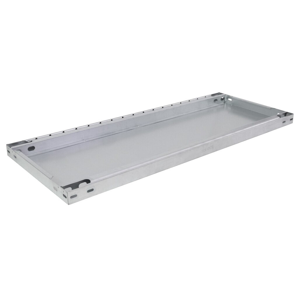 Legbord, verzinkt, voor legbordrek SCHULTE, steekmontage, VL 330 kg, bxd 1.000 x 500 mm Productafbeelding nr. 2: Legbord, verzinkt, voor legbordrek SCHULTE, steekmontage, VL 330 kg, bxd 1.000 x 500 mm