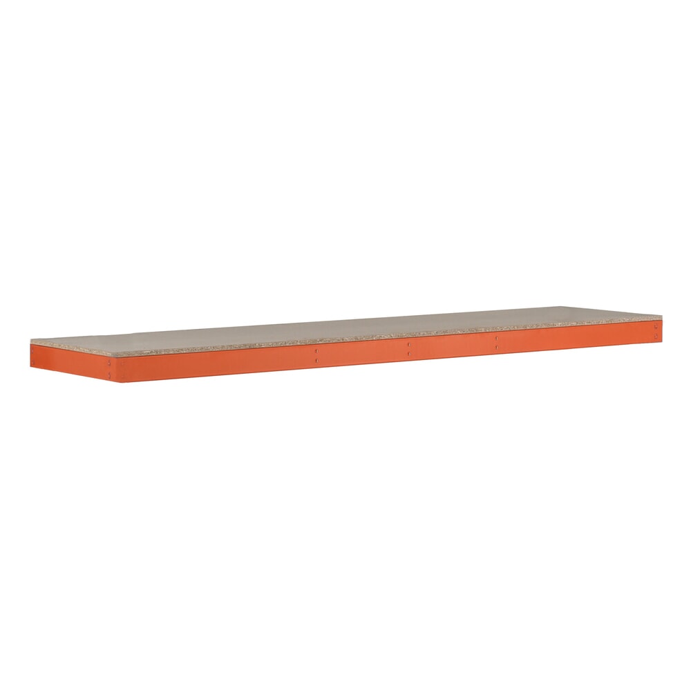 Product afbeelding: Legbord voor grootvakrek SCHULTE, met spaanplaten, bxd 1.536 x 469 mm, oranje