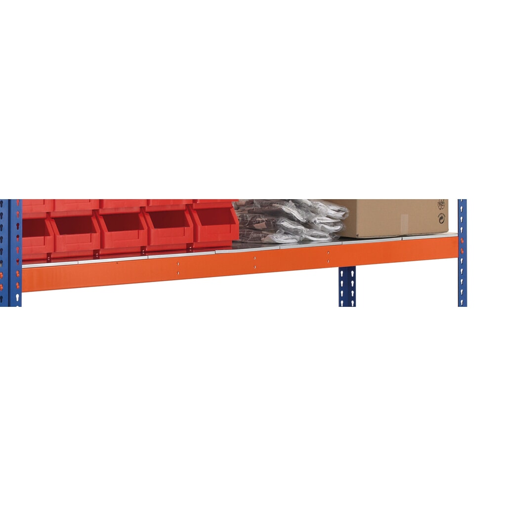Productafbeelding nr. 2: Legbord voor grootvakrek SCHULTE, met staalpanelen, bxd 1.536 x 469 mm, oranje