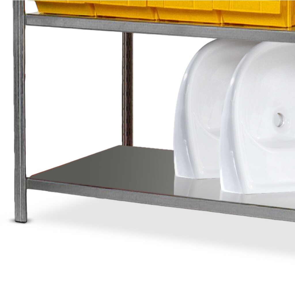 Legbord voor legbordrek, met legborden van plaatstaal, verzinkt, bxd 1.000 x 300 mm Product afbeelding: Legbord voor legbordrek, met legborden van plaatstaal, verzinkt, bxd 1.000 x 300 mm