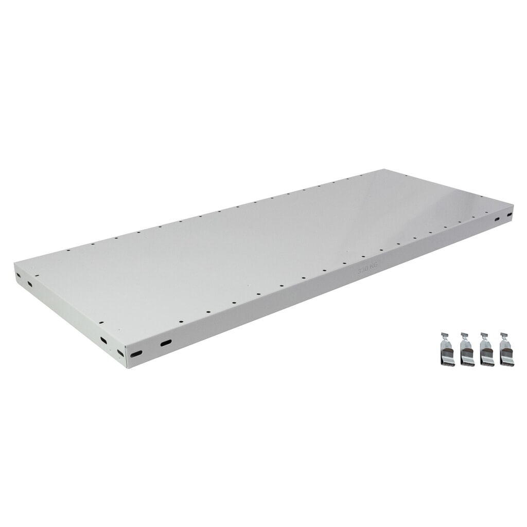 Product afbeelding: Legbord MULTIplus330 voor legbordrek SCHULTE, vaklast 330 kg, lichtgrijs, bxd 1.000 x 500 mm