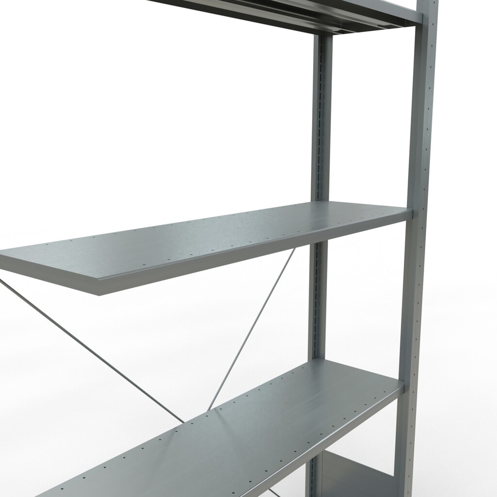 LLegbordrek inhangsysteem, AV, VL 150 kg, verzinkt, hxbxd 2.000 x 1.000 x 300 mm Productafbeelding nr. 2: LLegbordrek inhangsysteem, AV, VL 150 kg, verzinkt, hxbxd 2.000 x 1.000 x 300 mm