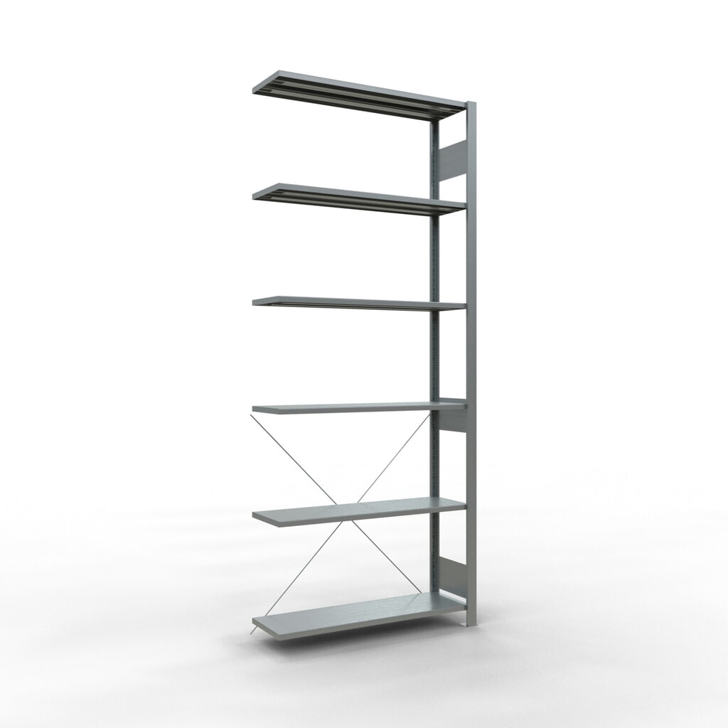 Product afbeelding: LLegbordrek inhangsysteem, AV, VL 150 kg, verzinkt, hxbxd 2.500 x 1.000 x 300 mm
