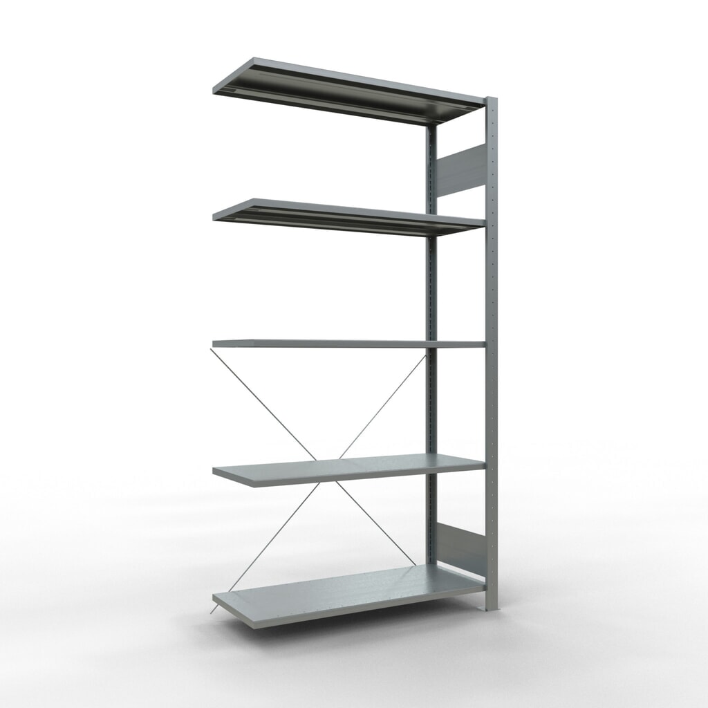 Product afbeelding: LLegbordrek inhangsysteem, AV, VL 150 kg, verzinkt, hxbxd 2.000 x 1.000 x 400 mm