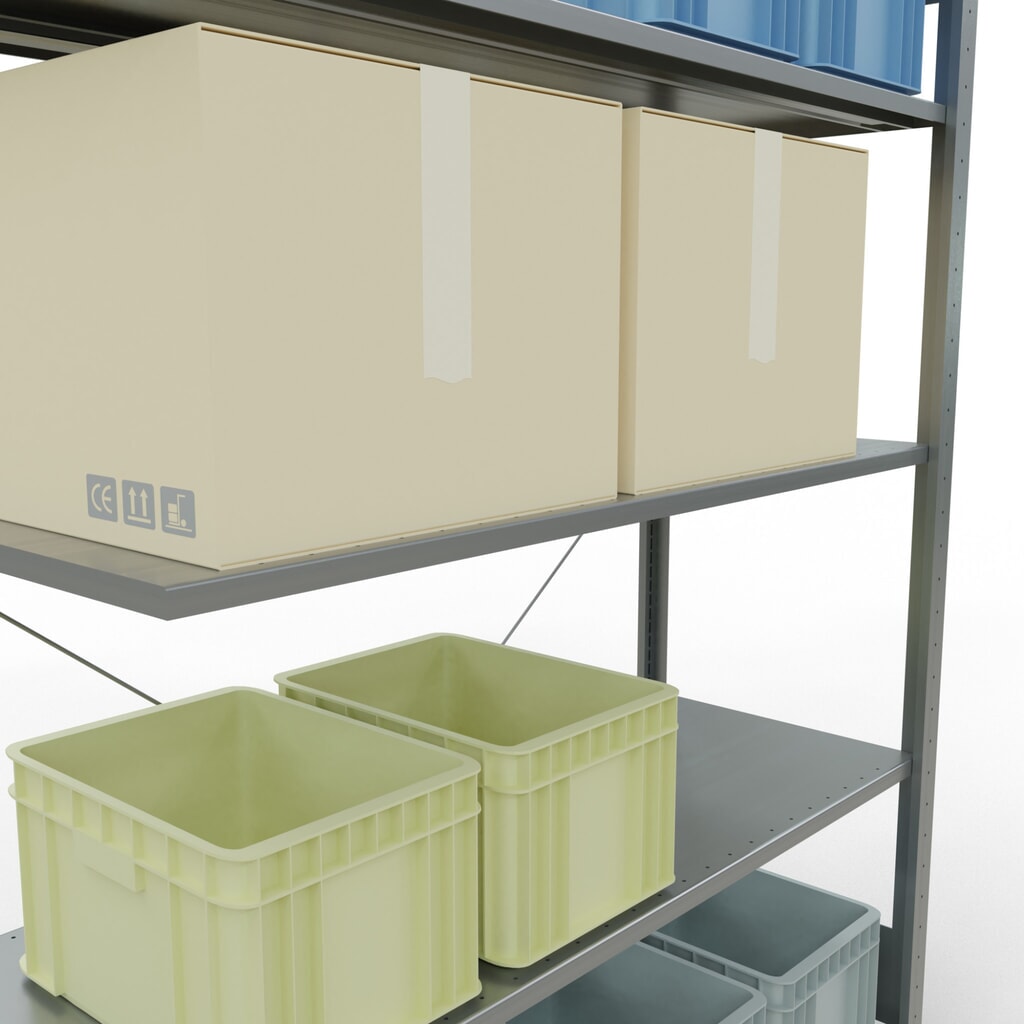Productafbeelding nr. 4: LLegbordrek inhangsysteem, AV, VL 150 kg, verzinkt, hxbxd 2.000 x 1.300 x 500 mm