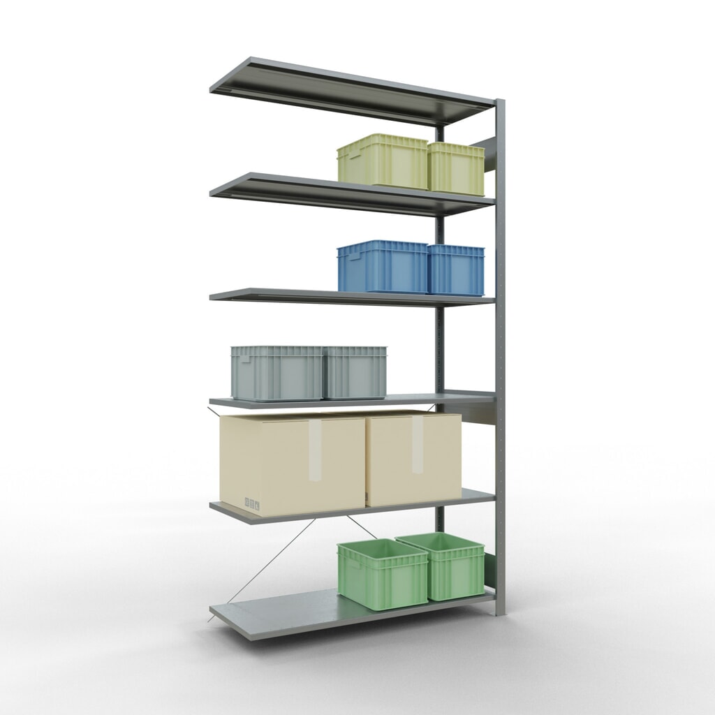 Productafbeelding nr. 3: LLegbordrek inhangsysteem, AV, VL 150 kg, verzinkt, hxbxd 2.500 x 1.300 x 500 mm