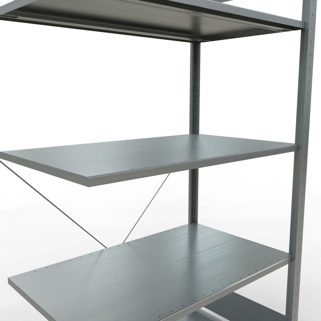Productafbeelding nr. 5: LLegbordrek inhangsysteem, AV, VL 150 kg, verzinkt, hxbxd 2.000 x 1.000 x 600 mm