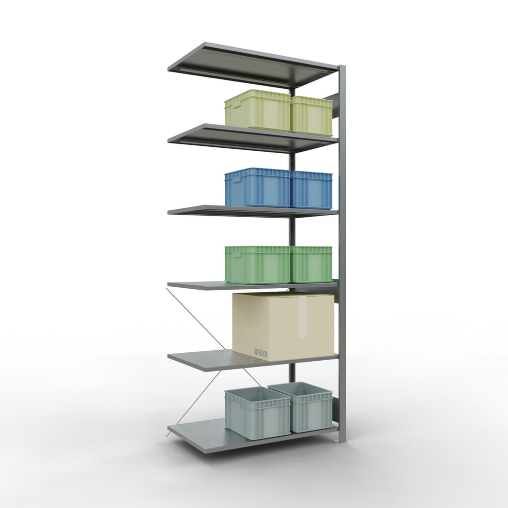 Productafbeelding nr. 3: LLegbordrek inhangsysteem, AV, VL 150 kg, verzinkt, hxbxd 2.500 x 1.000 x 600 mm