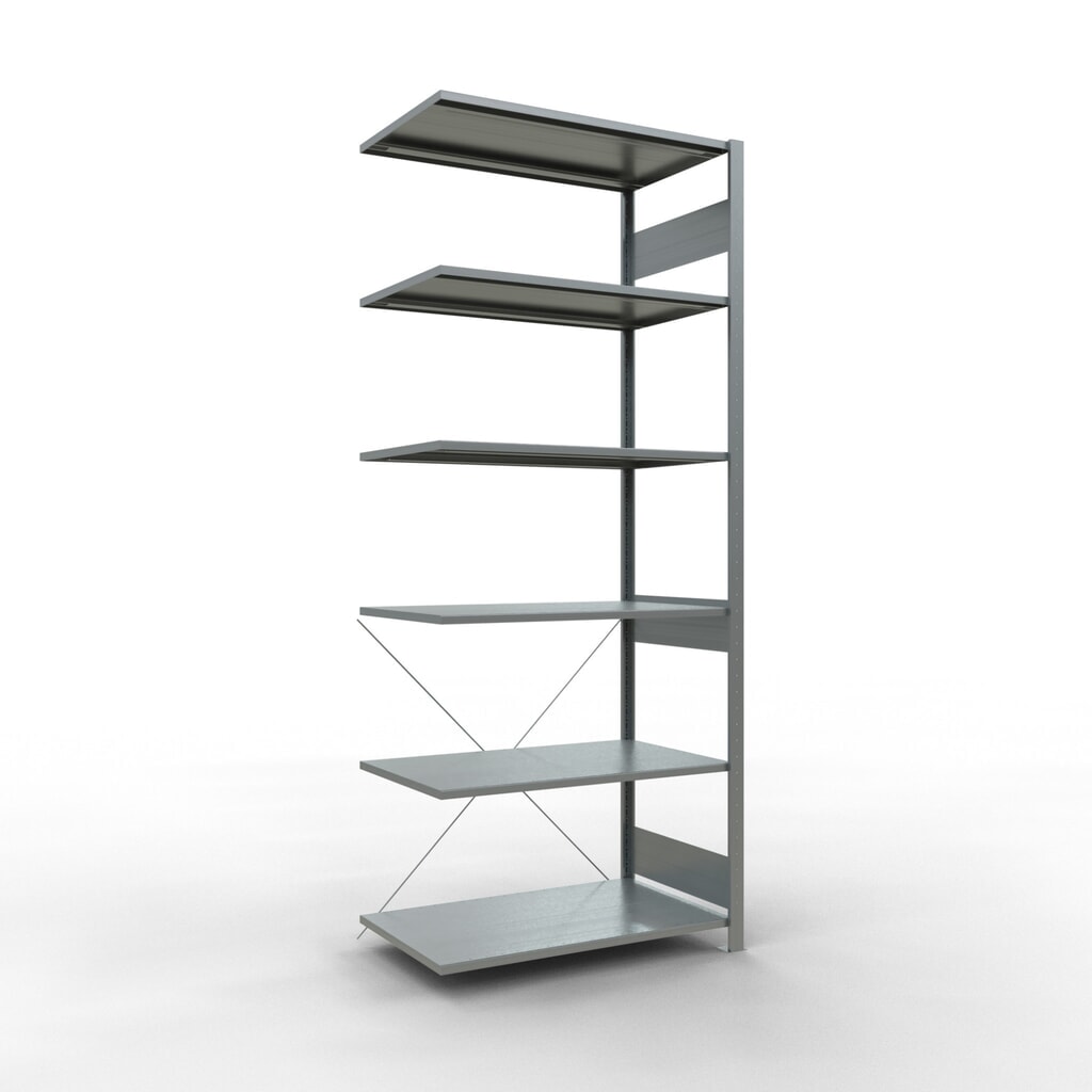 Product afbeelding: LLegbordrek inhangsysteem, AV, VL 150 kg, verzinkt, hxbxd 2.500 x 1.000 x 600 mm
