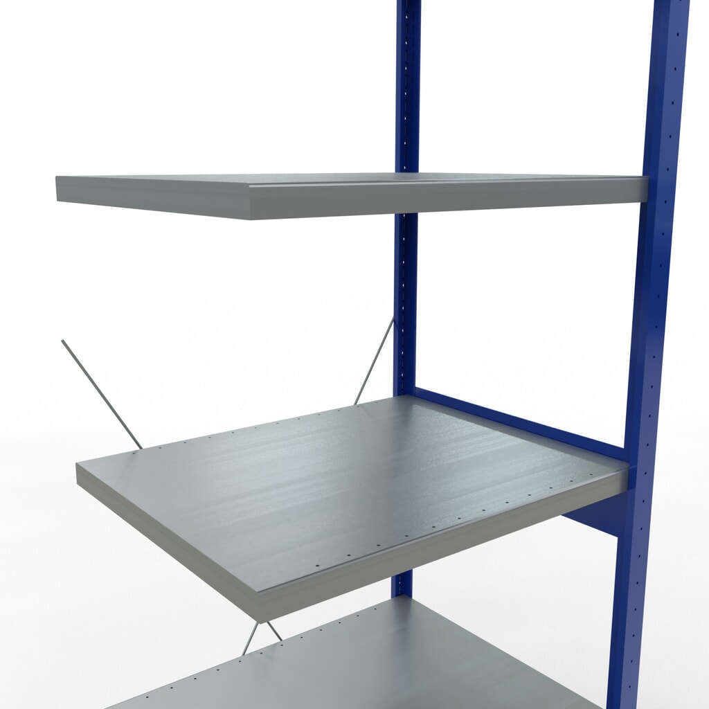 Productafbeelding nr. 5: Legbordrek SCHULTE, AV, gentiaanblauw/verzinkt, VL 250 kg, hxbxd 2.500 x 750 x 600 mm