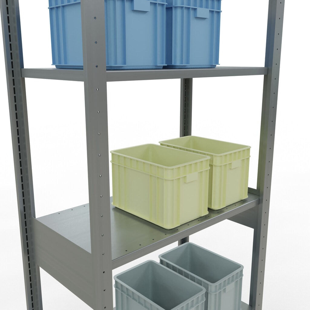 Productafbeelding nr. 3: Legbordrek SCHULTE, verzinkt, vaklast 150 kg, hxbxd 2.500 x 810 x 436 mm