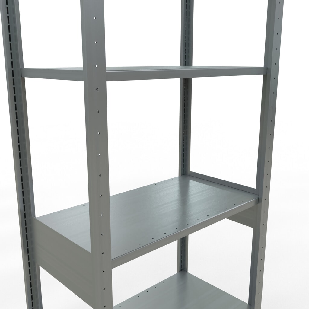 Legbordrek SCHULTE, verzinkt, vaklast 150 kg, hxbxd 2.500 x 810 x 436 mm Productafbeelding nr. 4: Legbordrek SCHULTE, verzinkt, vaklast 150 kg, hxbxd 2.500 x 810 x 436 mm