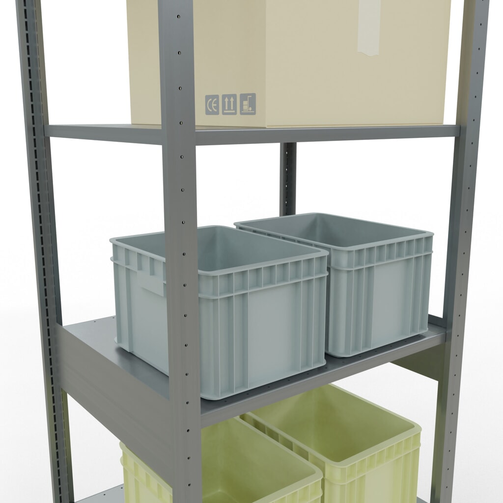 Productafbeelding nr. 3: Legbordrek SCHULTE, verzinkt, vaklast 150 kg, hxbxd 2.500 x 810 x 636 mm