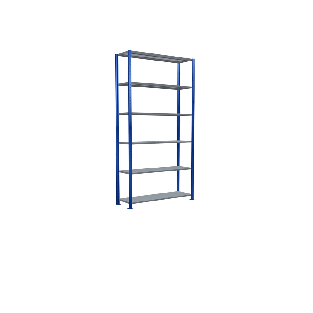 Productafbeelding nr. 2: Legbordrek SCHULTE, gentiaanblauw / verzinkt, vaklast 250 kg, hxbxd 2.500 x 1.360 x 436 mm