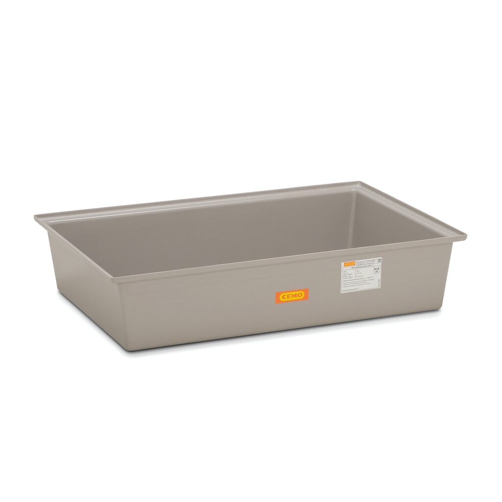 Lekbak CEMO van GVK, hxbxd 270 x 850 x 1.280 mm Product afbeelding: Lekbak CEMO van GVK, hxbxd 270 x 850 x 1.280 mm