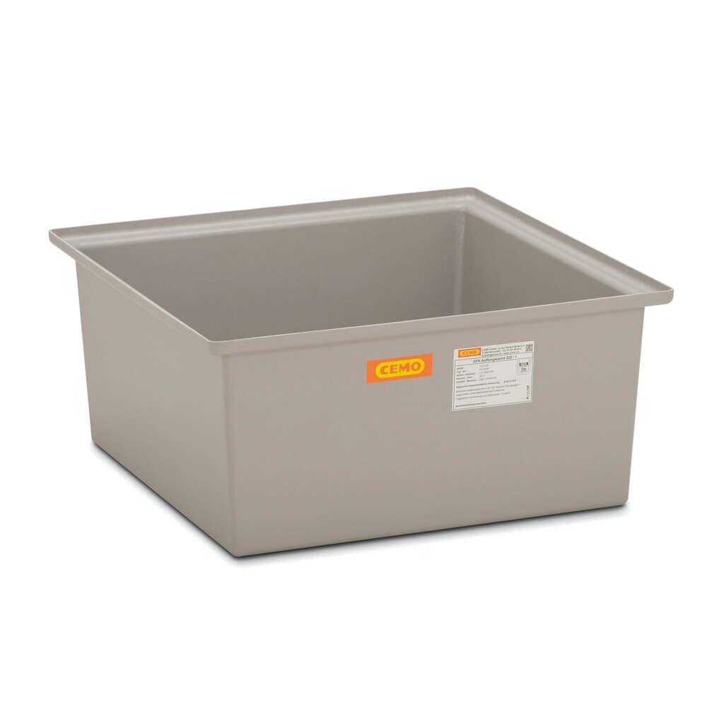 Lekbak CEMO van GVK, hxbxd 390 x 850 x 850 mm Product afbeelding: Lekbak CEMO van GVK, hxbxd 390 x 850 x 850 mm